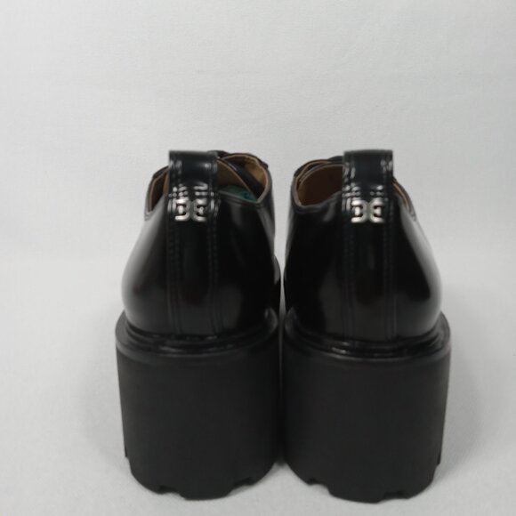 SAM EDELMAN 'Monna' Black Lug Sole Lace-up Oxford Womens Size 8 - Picture 11 of 15